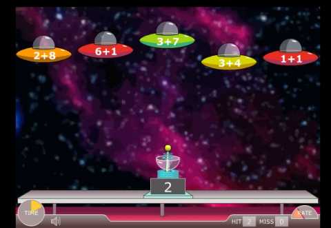 Alien Invasion Simple Addition Game image