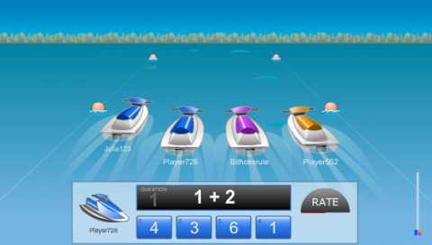 Jet ski addition game image
