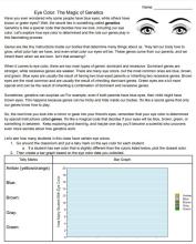 eye color genetics